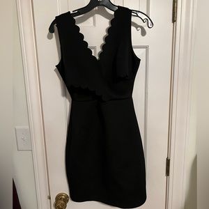 Aqua black cocktail Dress